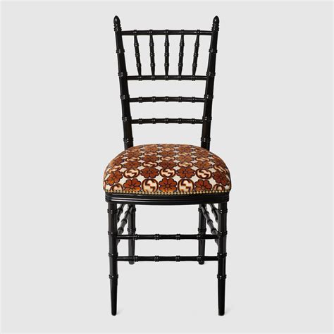 Chiavari chair with GG jacquard 